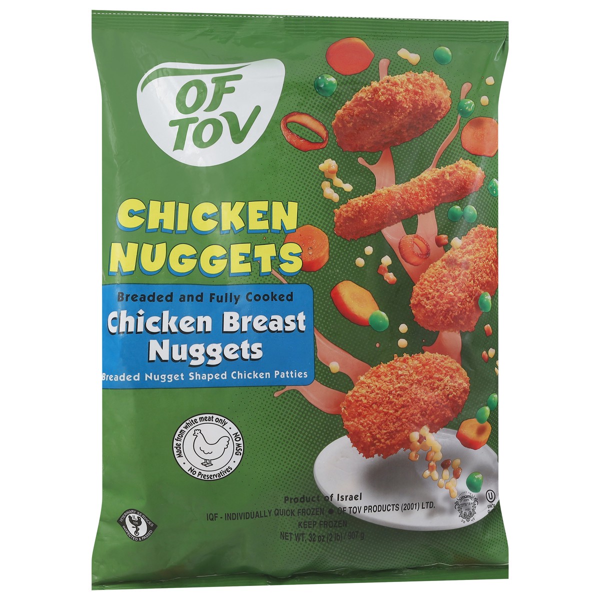 slide 3 of 14, Of Tov Chicken Nugget Individually Quick Frozen, 32 oz