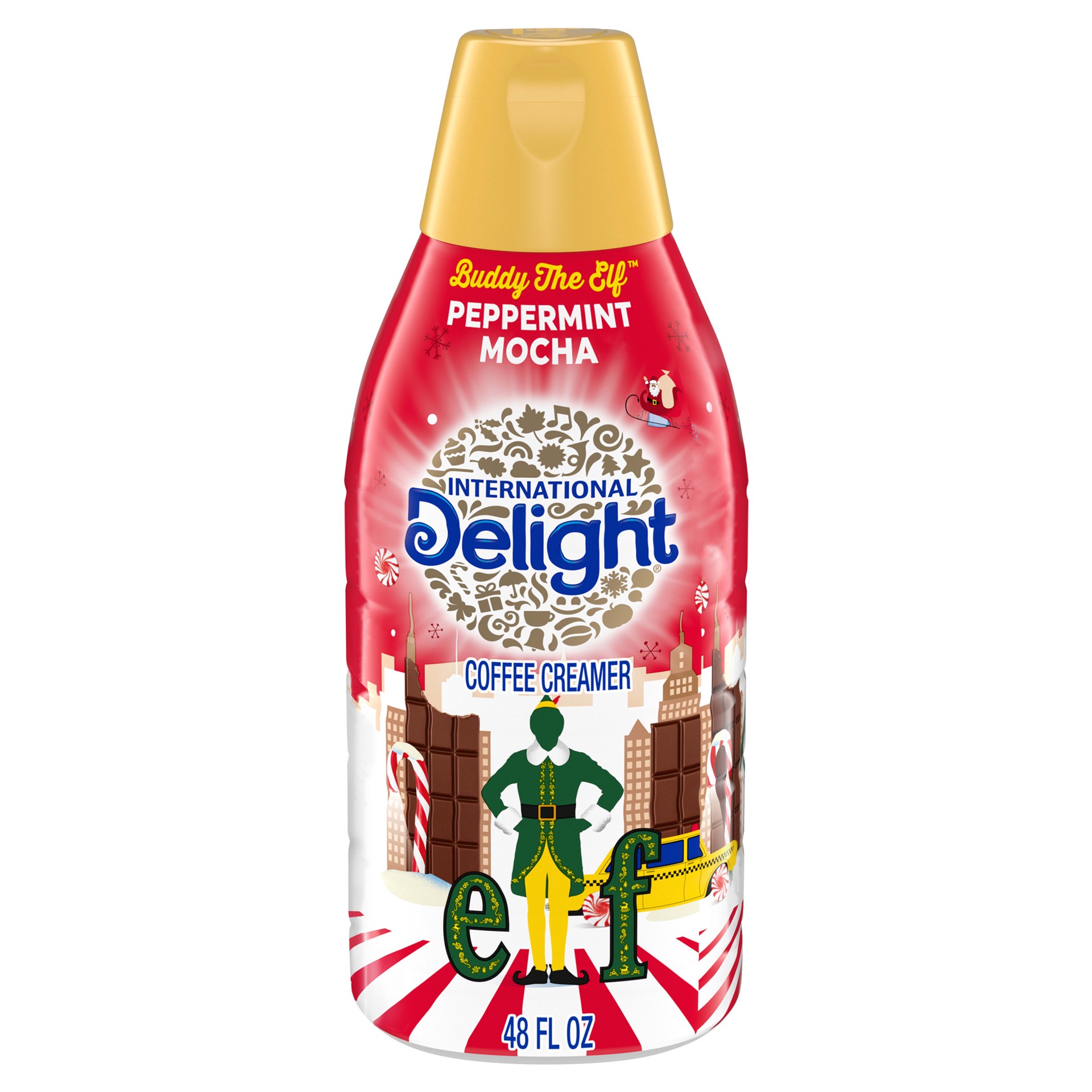 slide 11 of 11, International Delight Coffee Creamer, Peppermint Mocha, 48 oz., 48 fl oz