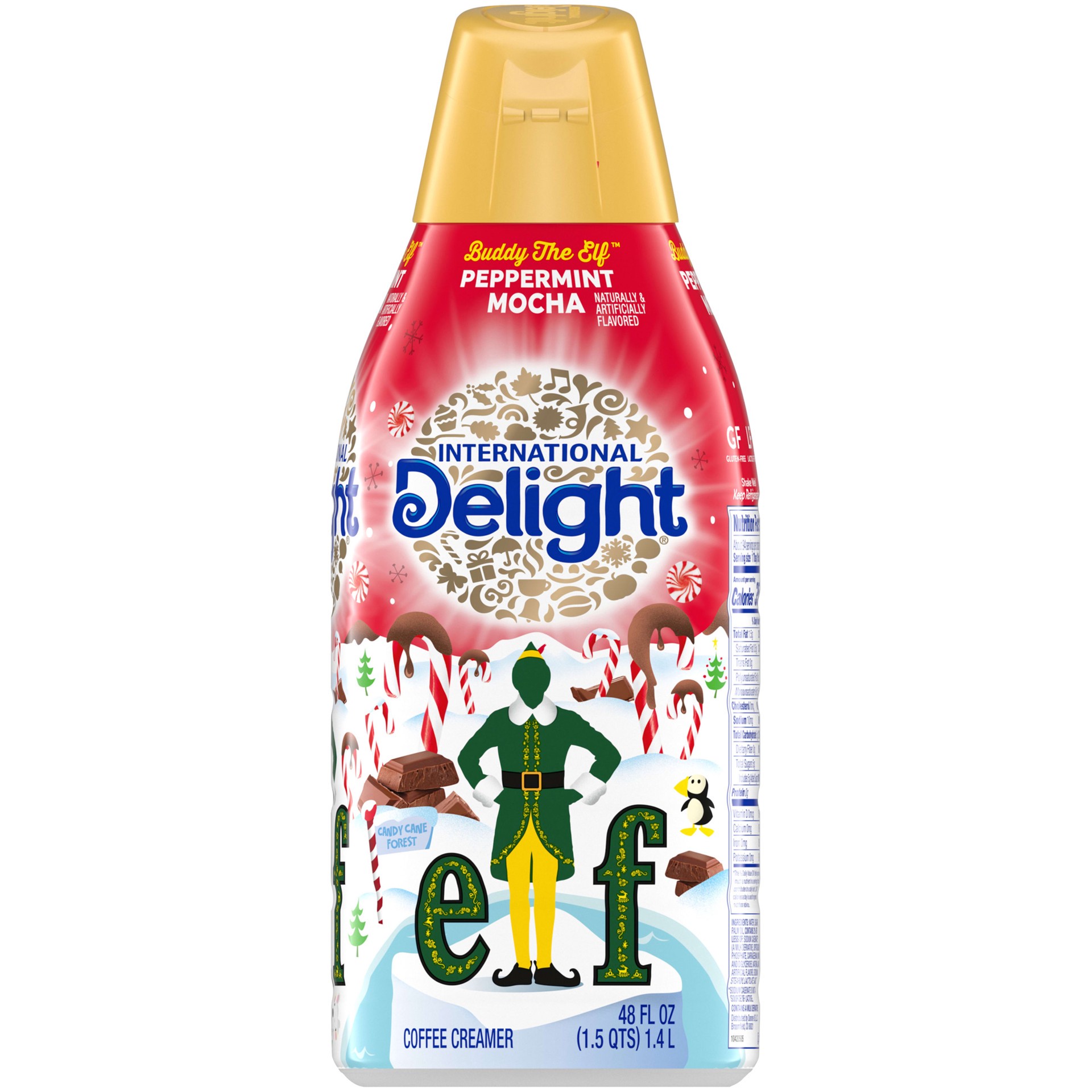 slide 6 of 11, International Delight Coffee Creamer, Peppermint Mocha, 48 oz., 48 fl oz