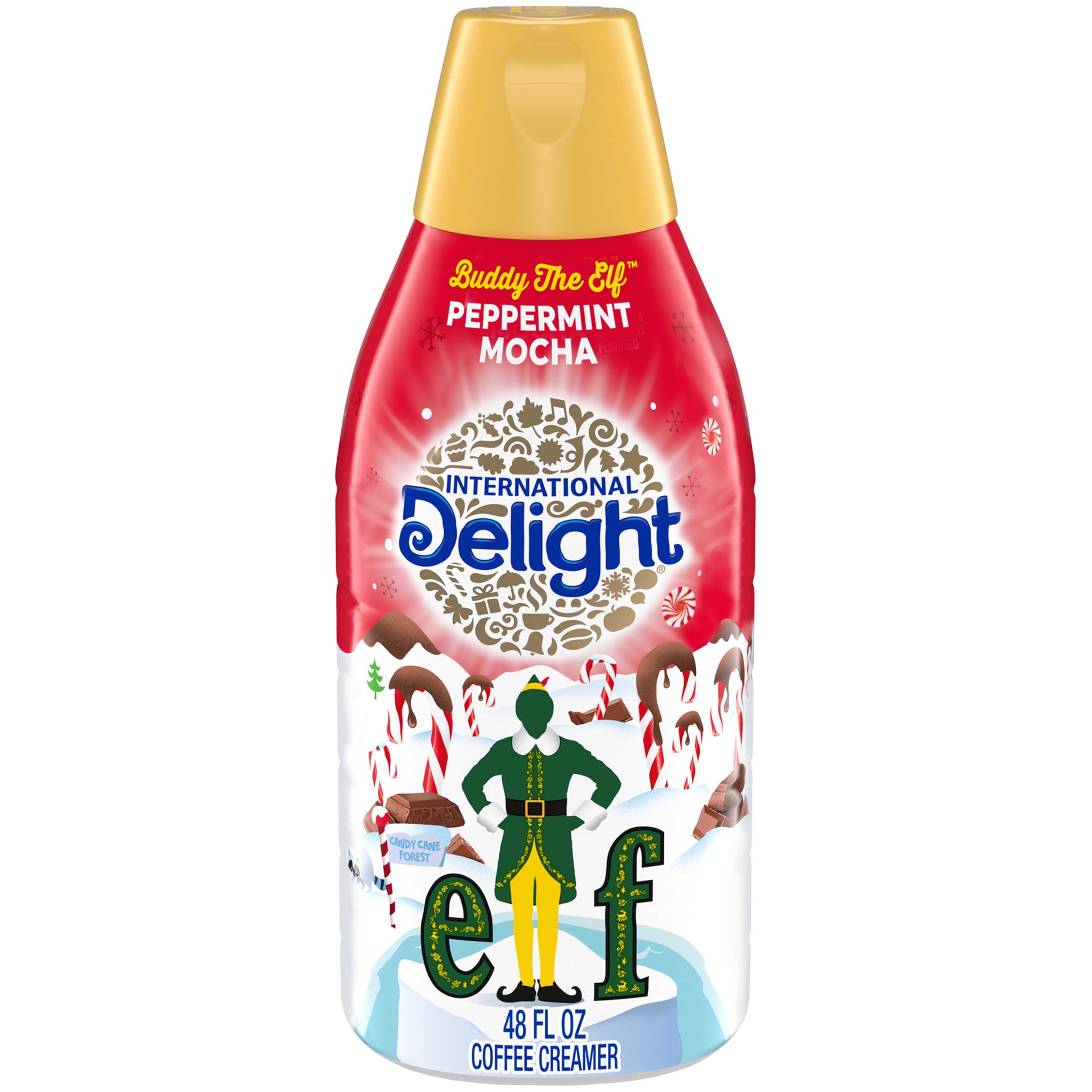 slide 10 of 11, International Delight Coffee Creamer, Peppermint Mocha, 48 oz., 48 fl oz