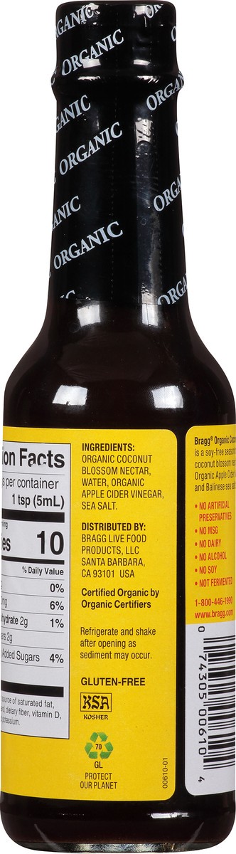 slide 5 of 9, Bragg Organic Coconut Liquid Aminos 10 fl oz, 10 fl oz