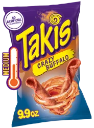 Takis Crazy Buffalo Tortilla Chips 9.9 oz