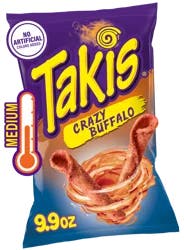 Takis Crazy Buffalo Tortilla Chips 9.9 oz