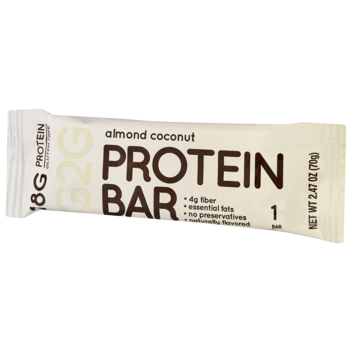 slide 3 of 9, G2G Protein Bar Almond Coconut, 2.47 oz