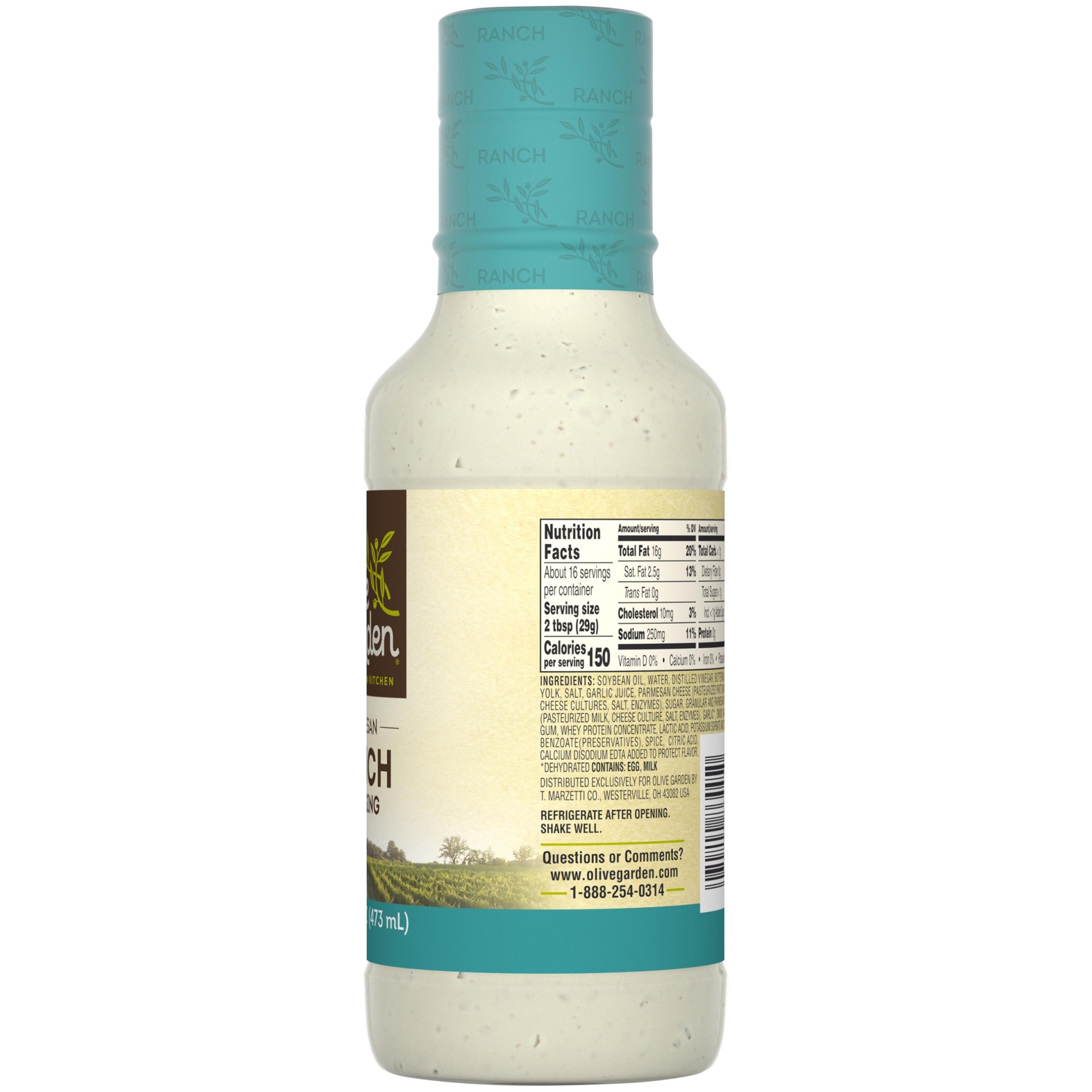 Olive Garden Parmesan Ranch Dressing 16 fl oz Shipt