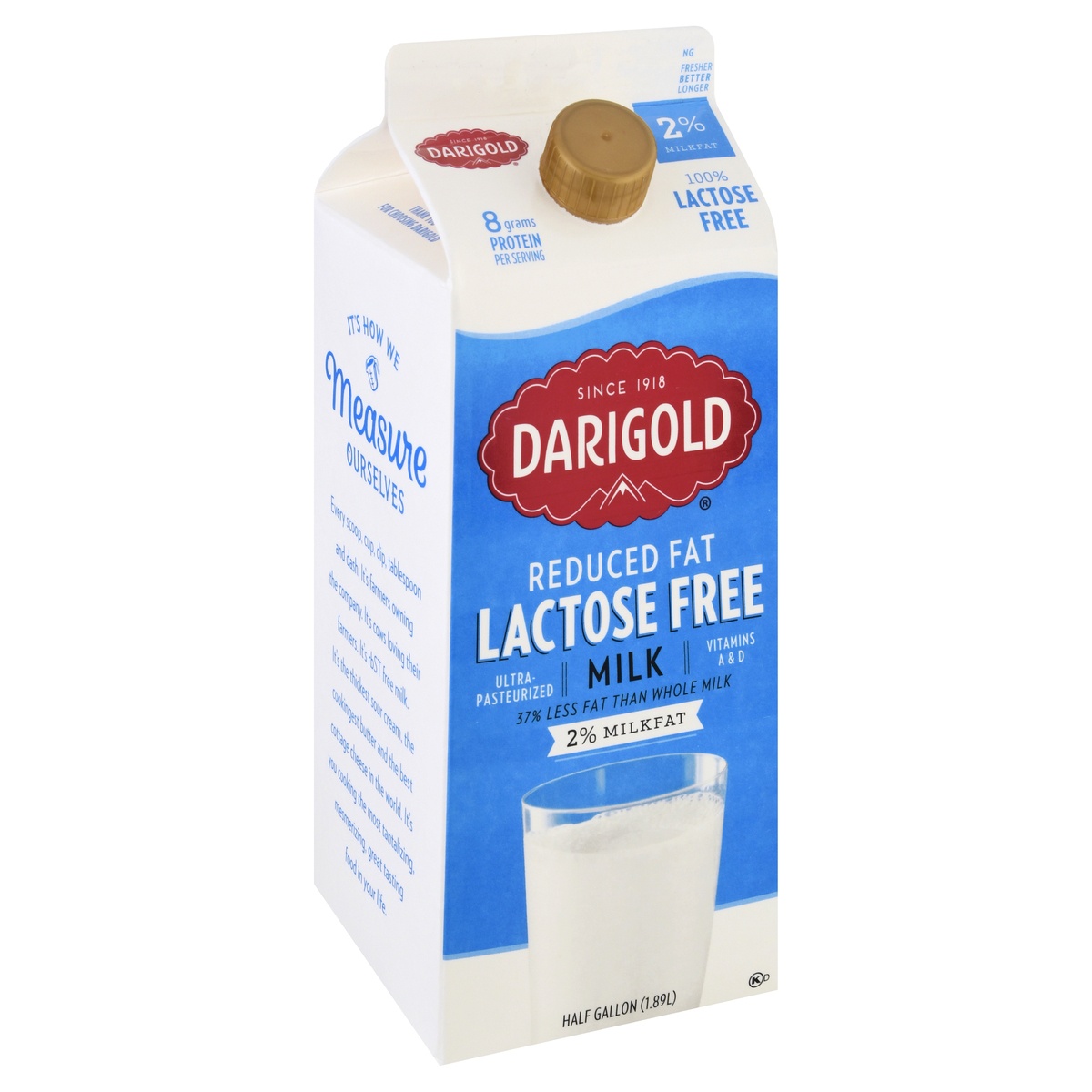 slide 9 of 9, Darigold 2% Lactose Free Reduced Fat Milk 64 fl oz, 64 fl oz