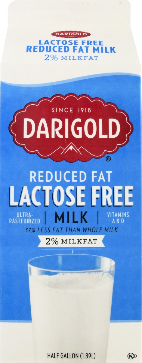 slide 3 of 9, Darigold 2% Lactose Free Reduced Fat Milk 64 fl oz, 64 fl oz