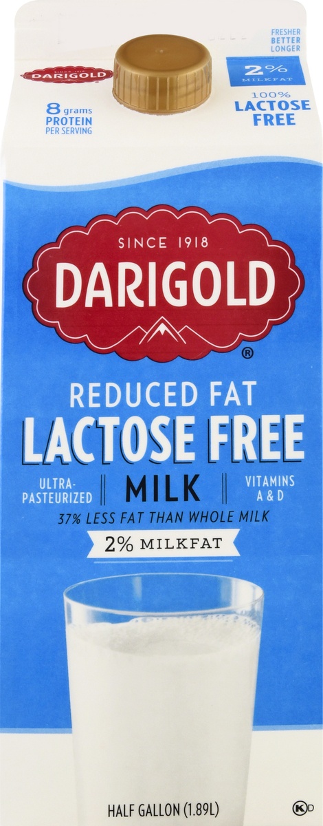 slide 5 of 9, Darigold 2% Lactose Free Reduced Fat Milk 64 fl oz, 64 fl oz