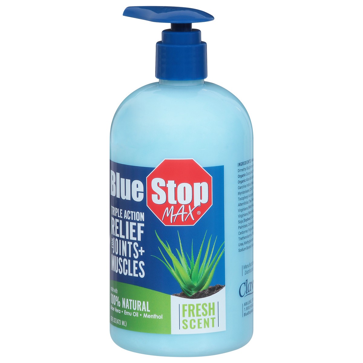 slide 3 of 10, Blue Stop Max for Body Aches Massage Gel 16 oz, 16 oz