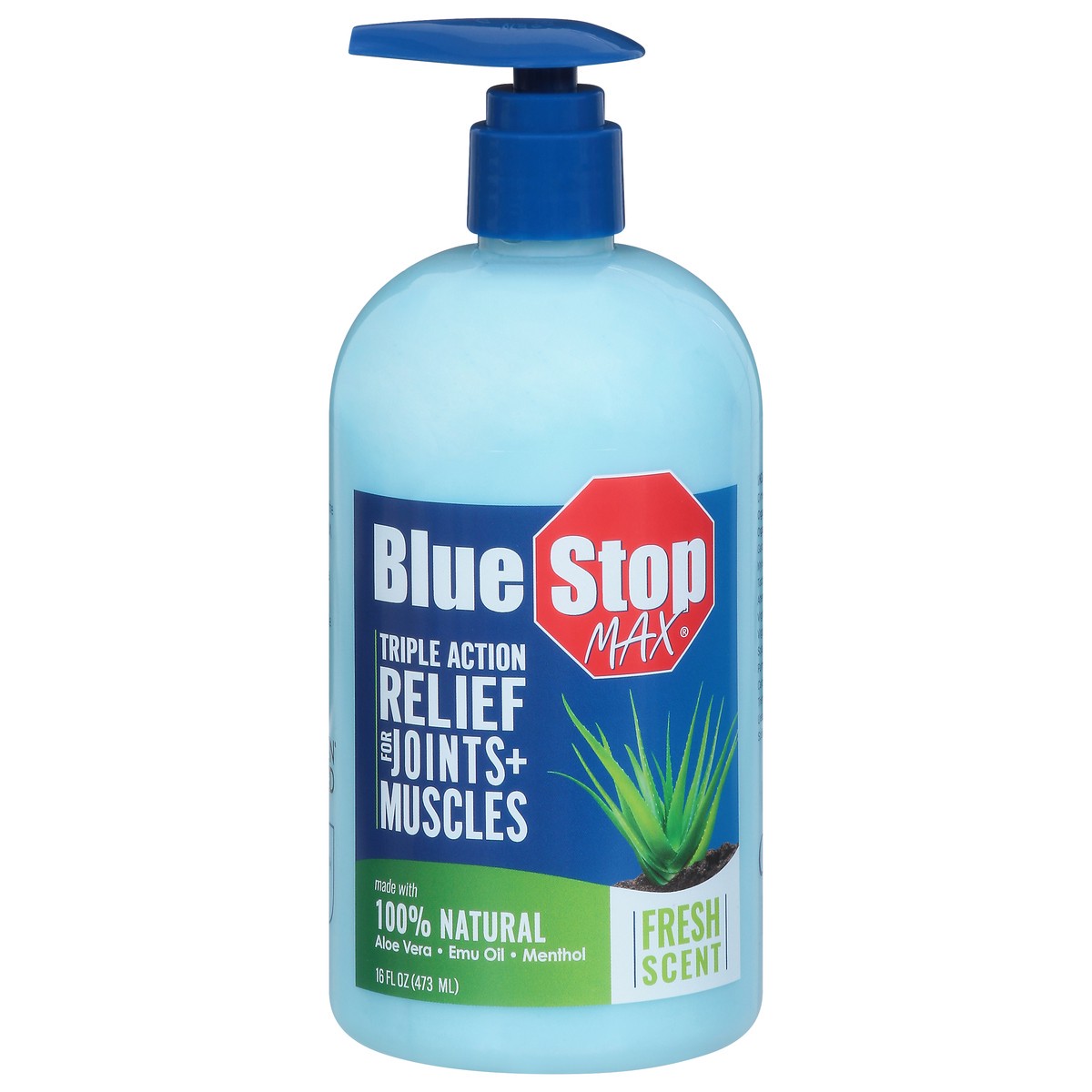 slide 10 of 10, Blue Stop Max for Body Aches Massage Gel 16 oz, 16 oz