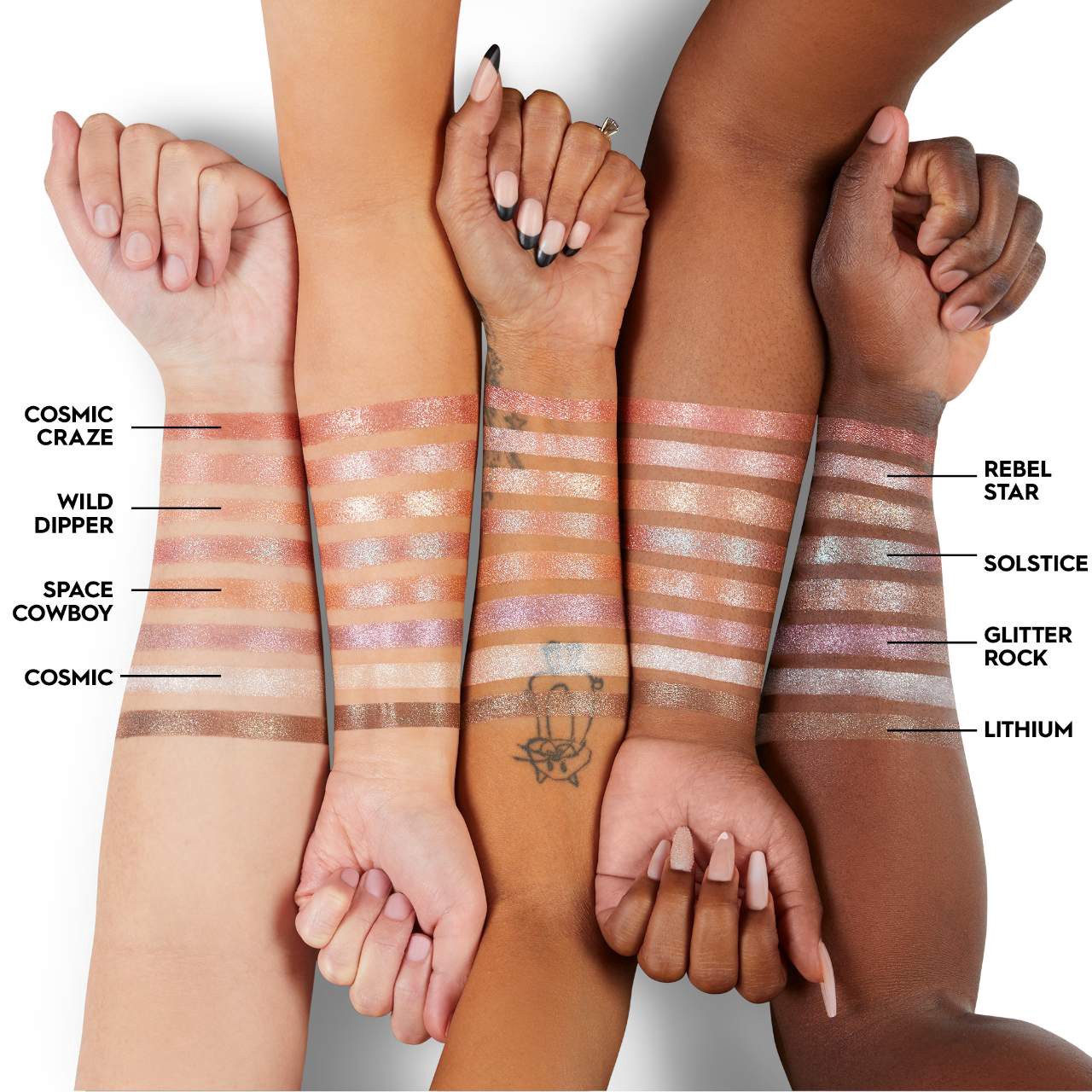 slide 5 of 7, Urban Decay 24/7 Moondust Glittery Eyeshadow Cosmic, 