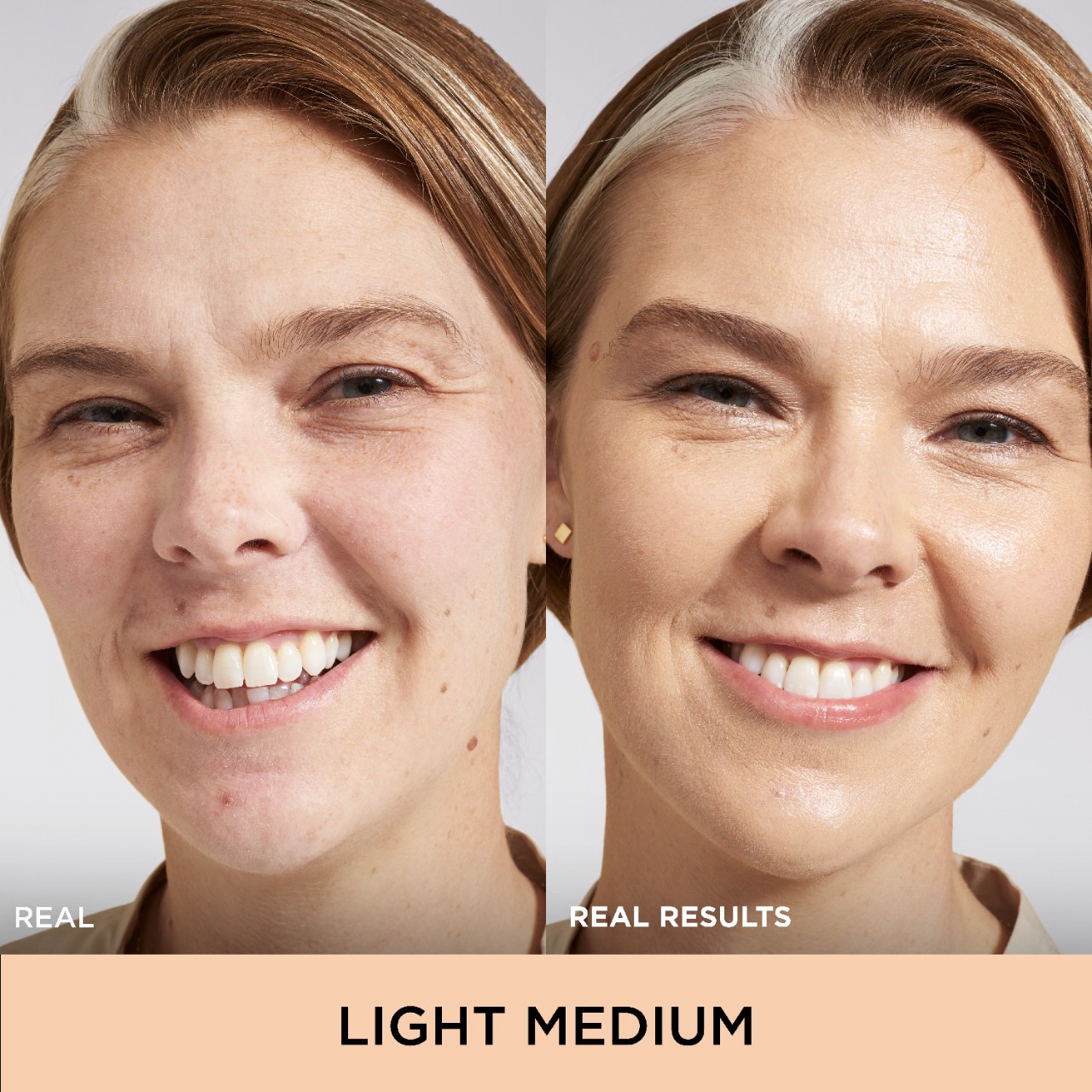 slide 2 of 9, IT Cosmetics CC+ Nude Glow Lightweight Foundation + Glow Serum with SPF 40 and Niacinamide Light Medium,