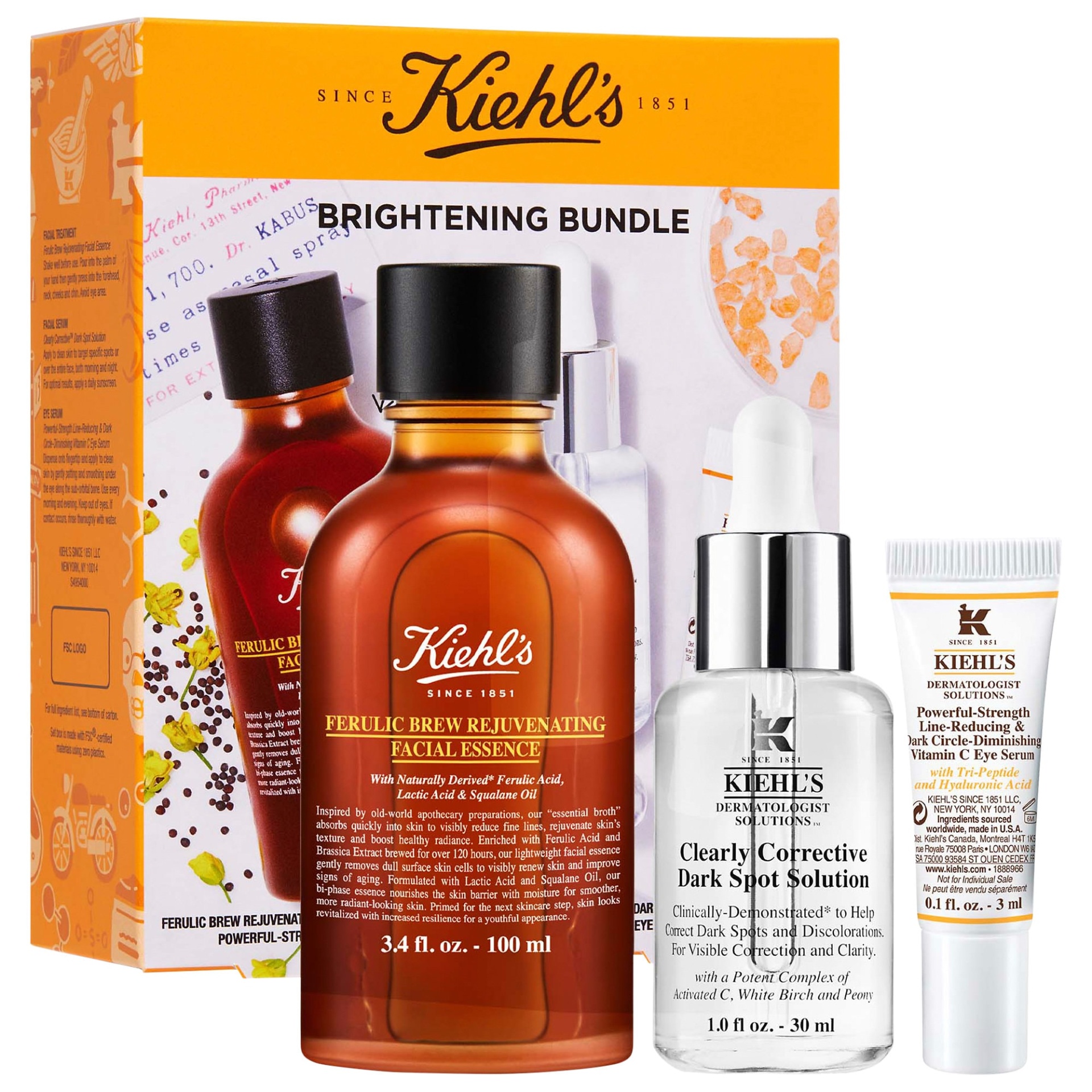 Kiehl's Since 1851 Brightening Bundle with Vitamin C 1 ct Shipt