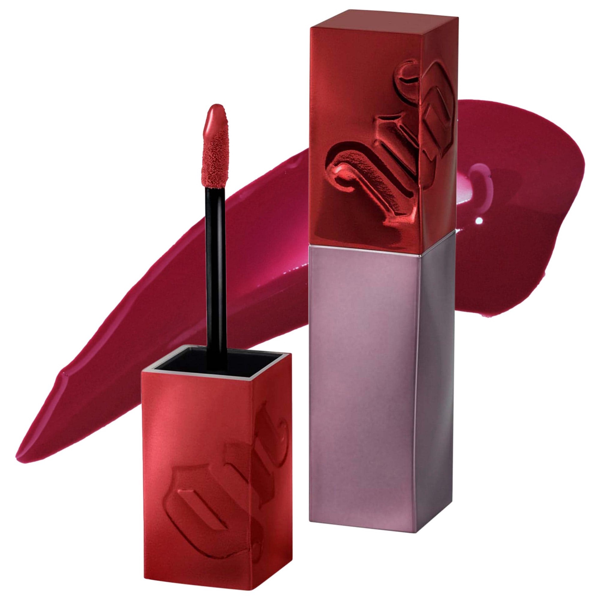 slide 1 of 6, Urban Decay Vice Lip Bond Glossy Longwear Liquid Lipstick Raw Footage, 