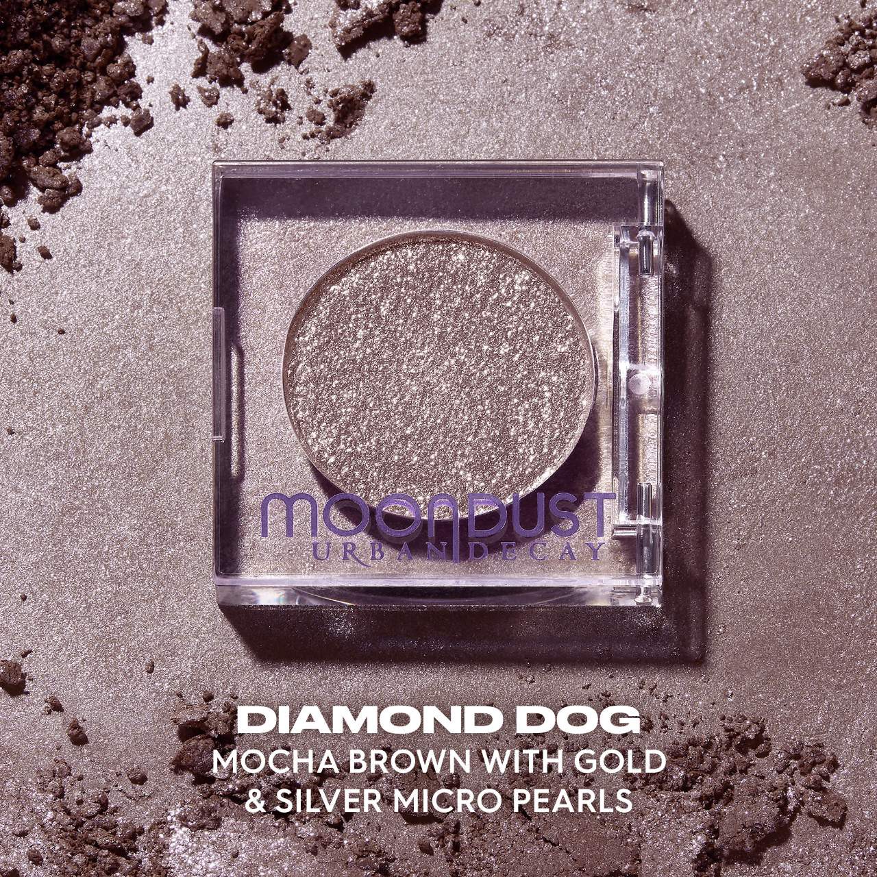slide 4 of 5, Urban Decay 24/7 Moondust Glittery Eyeshadow Diamond Dog, 