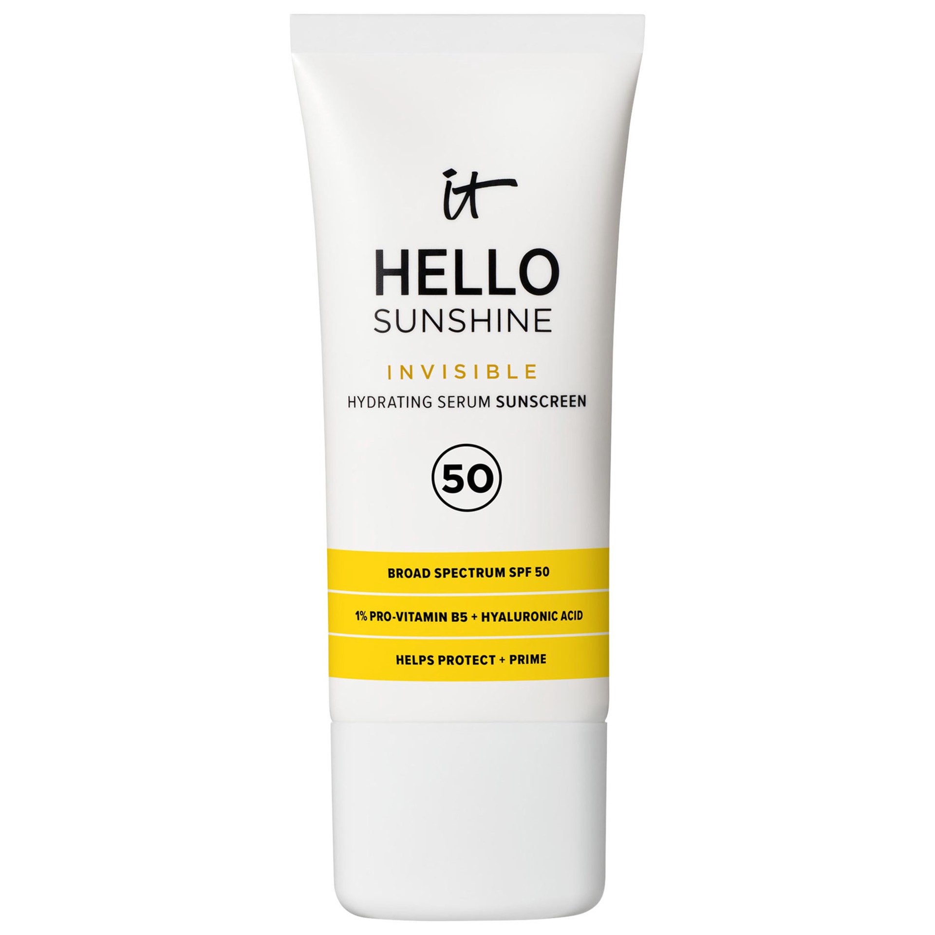 slide 1 of 8, IT Cosmetics Hello Sunshine Invisible Sunscreen For Face SPF 50 1.7 oz / 50 mL,