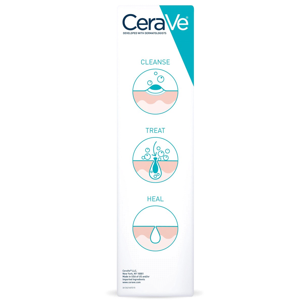 slide 3 of 5, CeraVe Acne Foaming Cream Cleanser, 5 oz