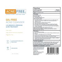 slide 5 of 5, AcneFree Acne Free Oil-Free Acne Cleanser, 8 oz