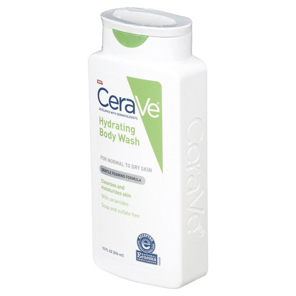 slide 6 of 13, CeraVe Body Wash, Hydrating, Normal To Dry Skin, 10 oz