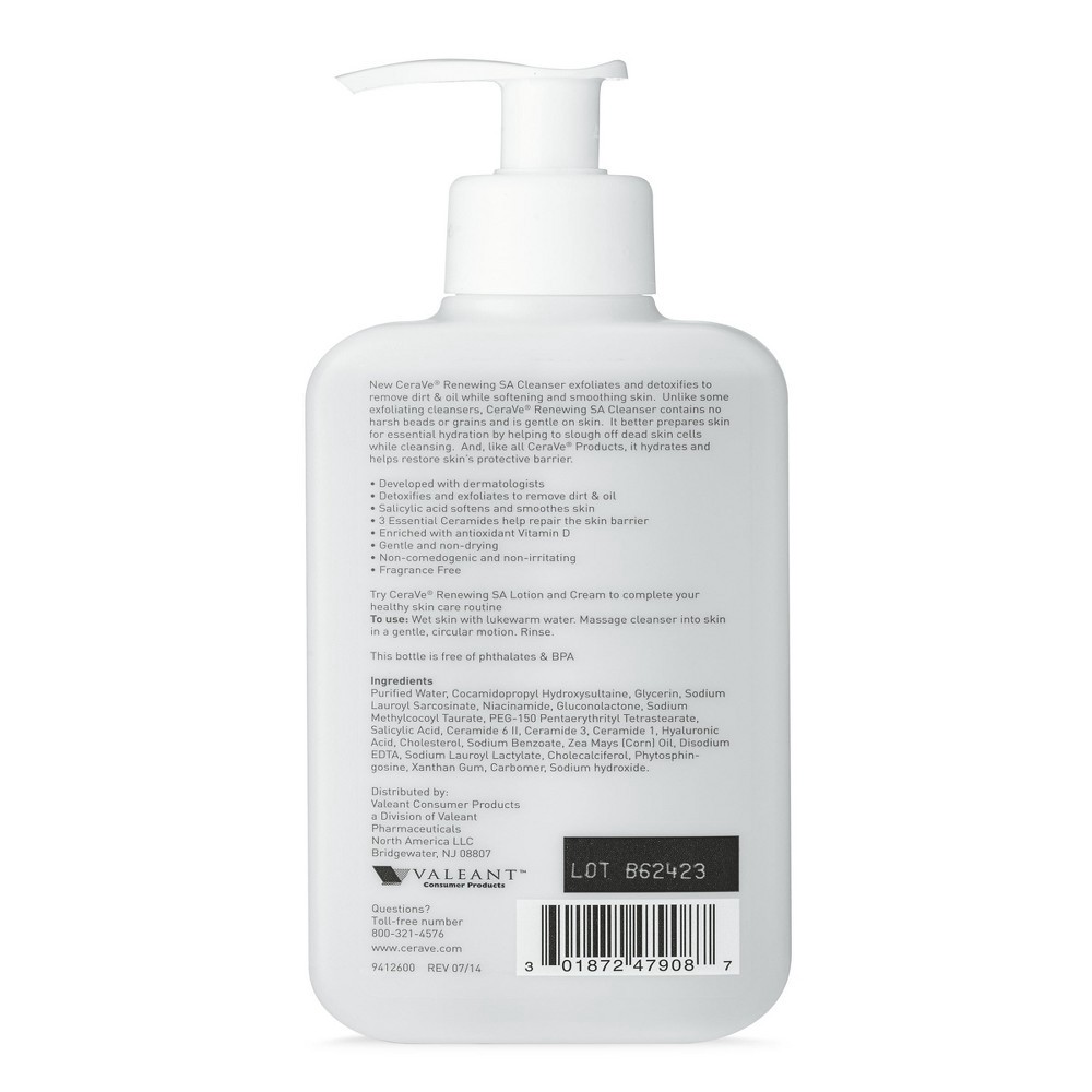 slide 2 of 5, CeraVe Skin Renew Cleanser, 8 oz