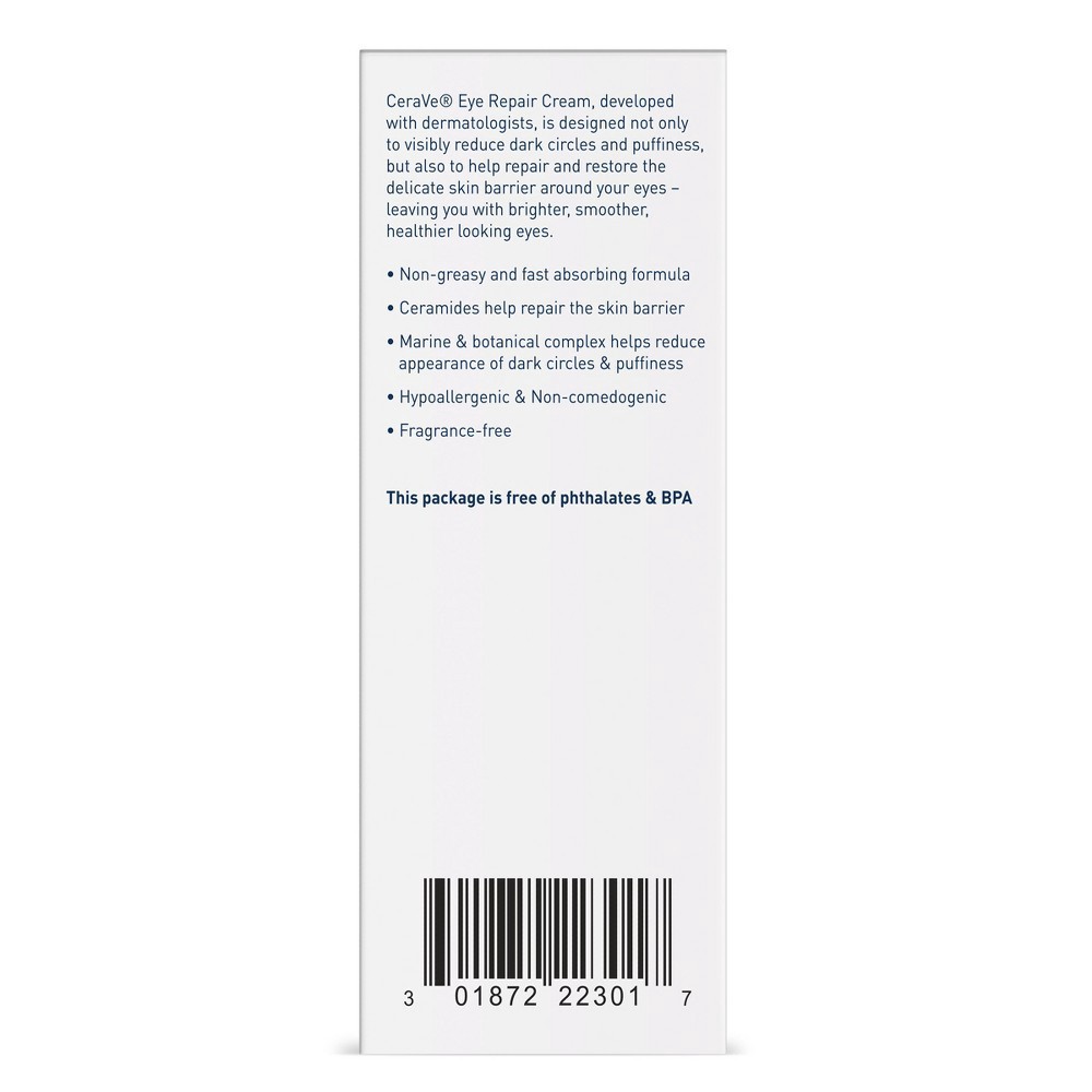slide 9 of 9, Cerave Eye Repair Cream, 1 ct