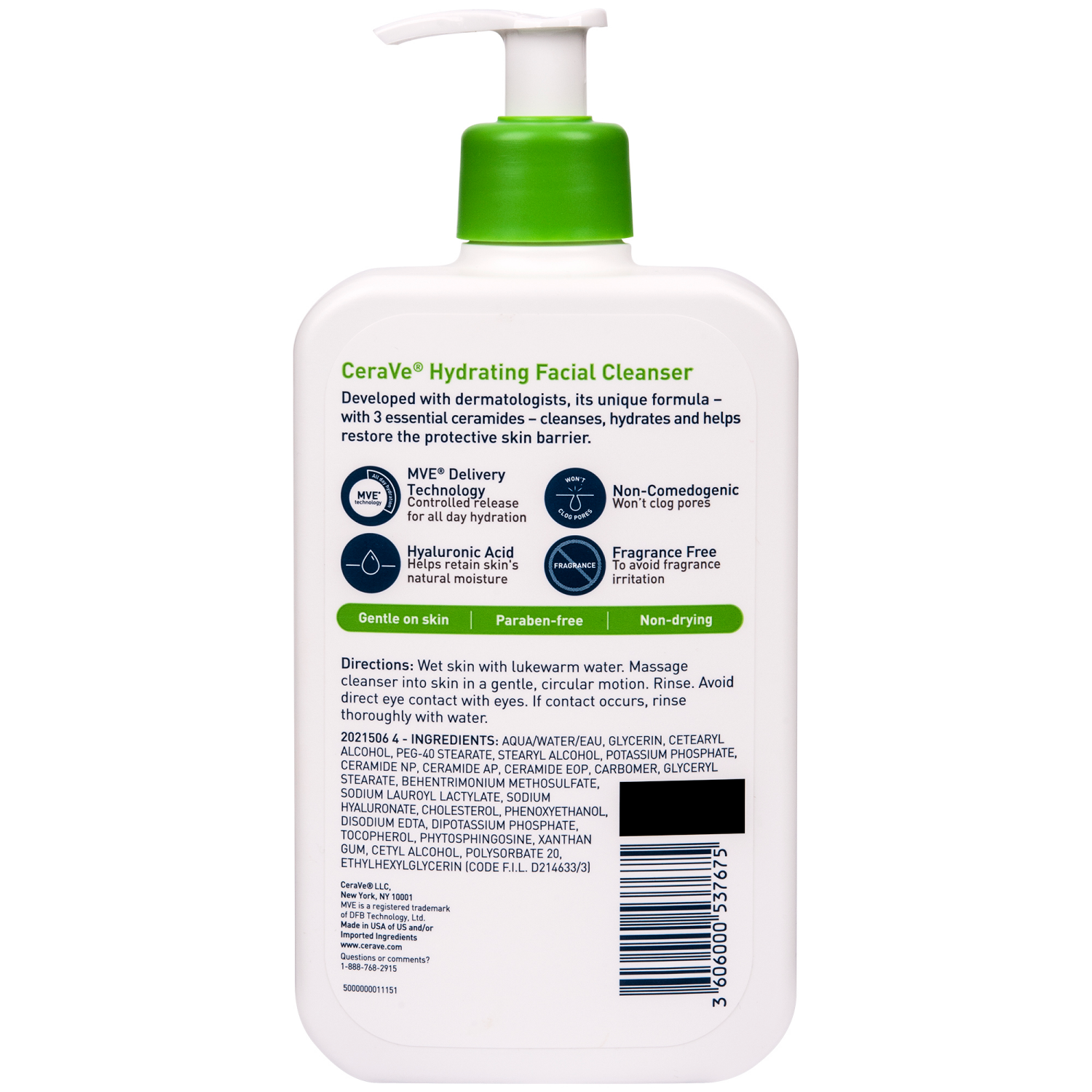 slide 2 of 2, CeraVe Hydrating Facial Cleanser, Value Size, 16 oz