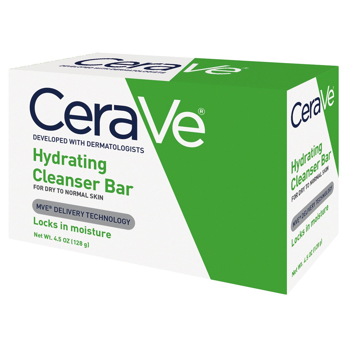 slide 6 of 7, CeraVe Hydrating Cleanser Bar, For Dry To Normal Skin, 4.5 oz