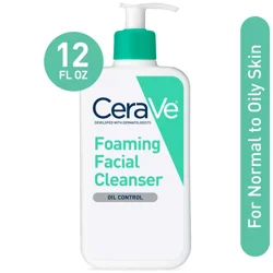 CeraVe Foaming Facial Cleanser, 12 oz