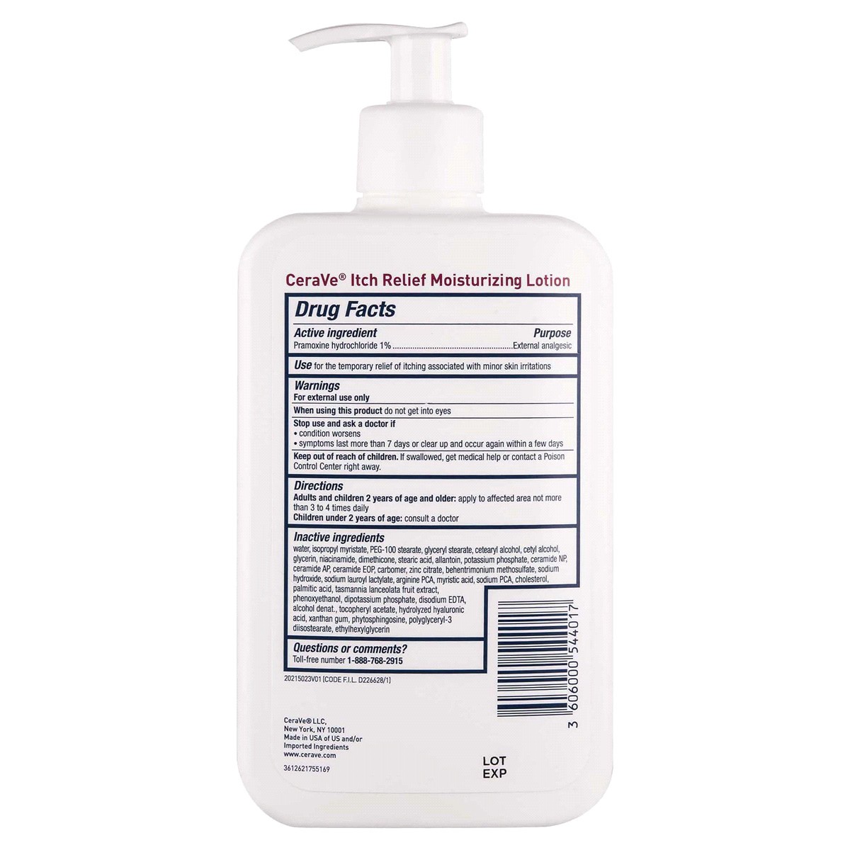 slide 2 of 5, CeraVe Itch Relief Moisturizing Lotion, 16 oz