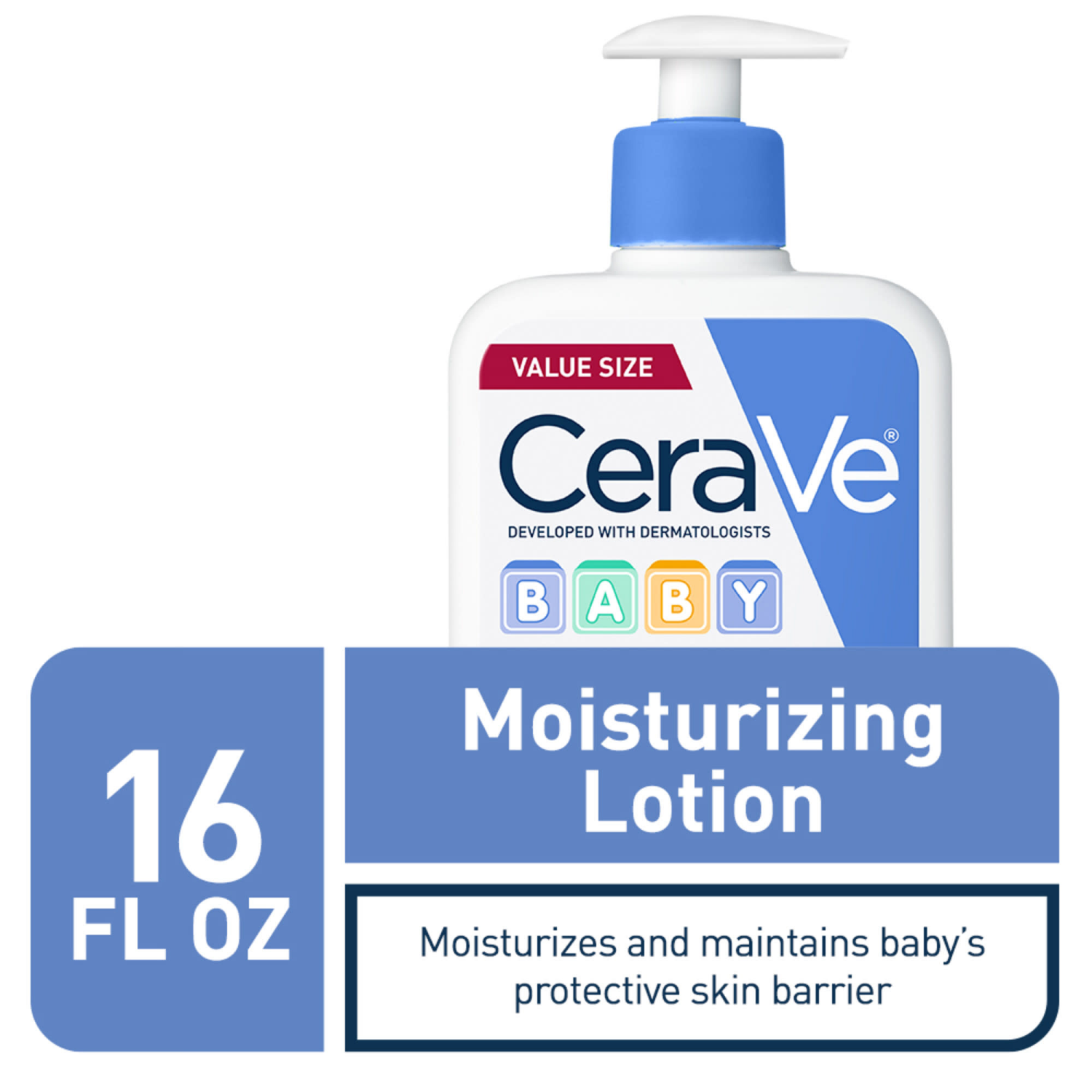 slide 1 of 2, CeraVe Baby Moisturizing Lotion, 16 fl oz
