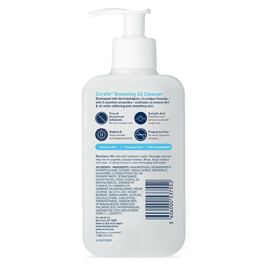 slide 2 of 5, CeraVe Cerave Sa Cleanser 8Oz - Acne, 1 ct