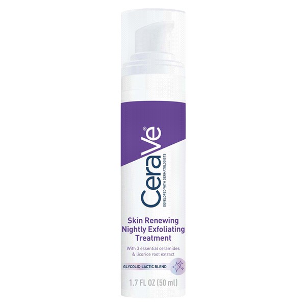 slide 4 of 9, Cerave Night Exfoliating Treatment, 1.7 Oz, 1.7 oz
