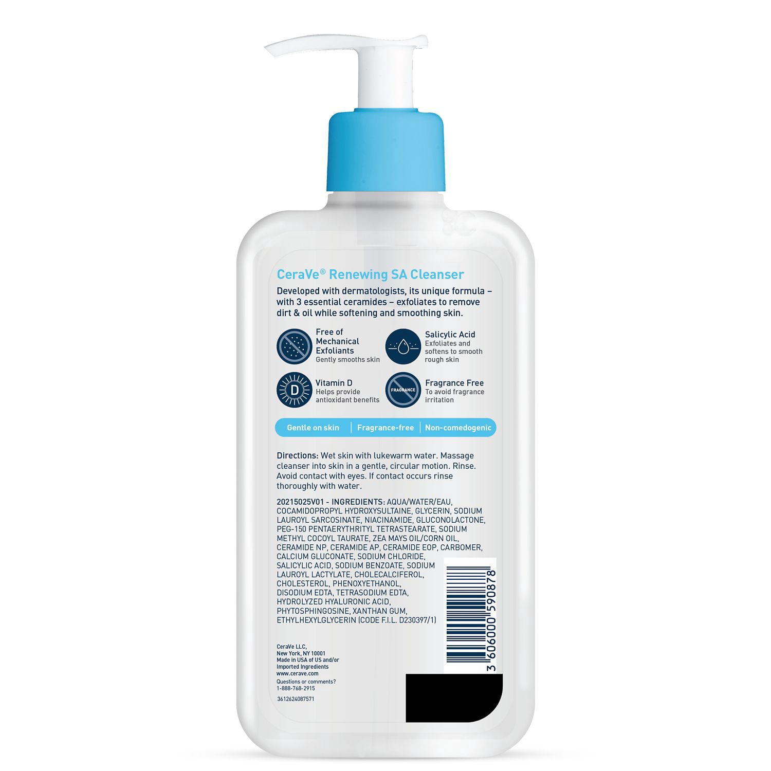 slide 4 of 8, CeraVe Renewing SA Cleanser - 12oz, 12 oz