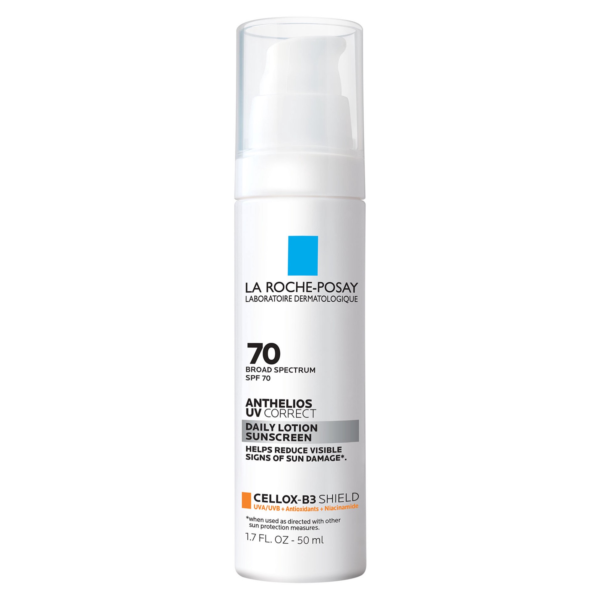 slide 2 of 2, La Roche-Posay Anthelios UV Correct SPF 70 Daily Face Sunscreen, 1.7 fl oz