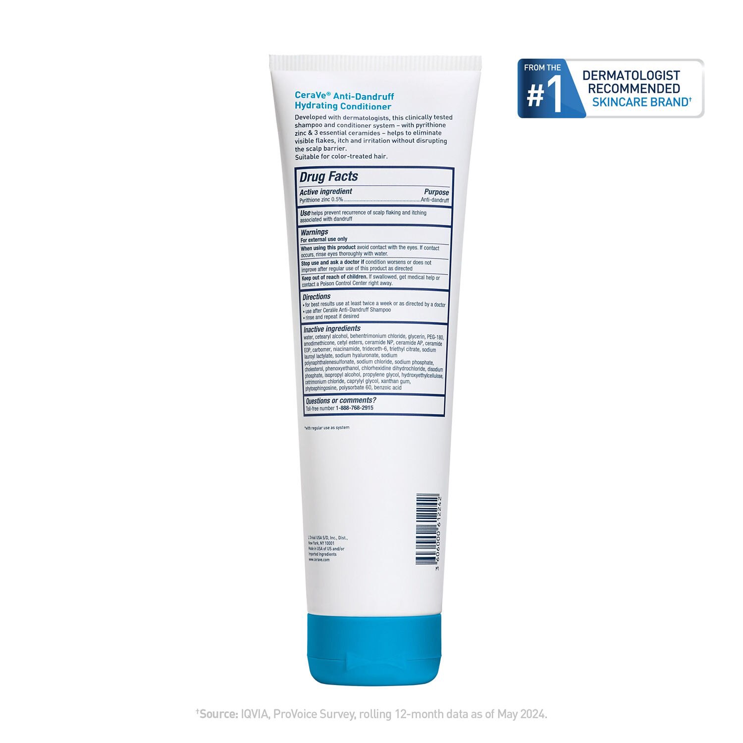 slide 5 of 12, Cerave Hair Anti Dand Conditionr 9 Oz, 9 oz