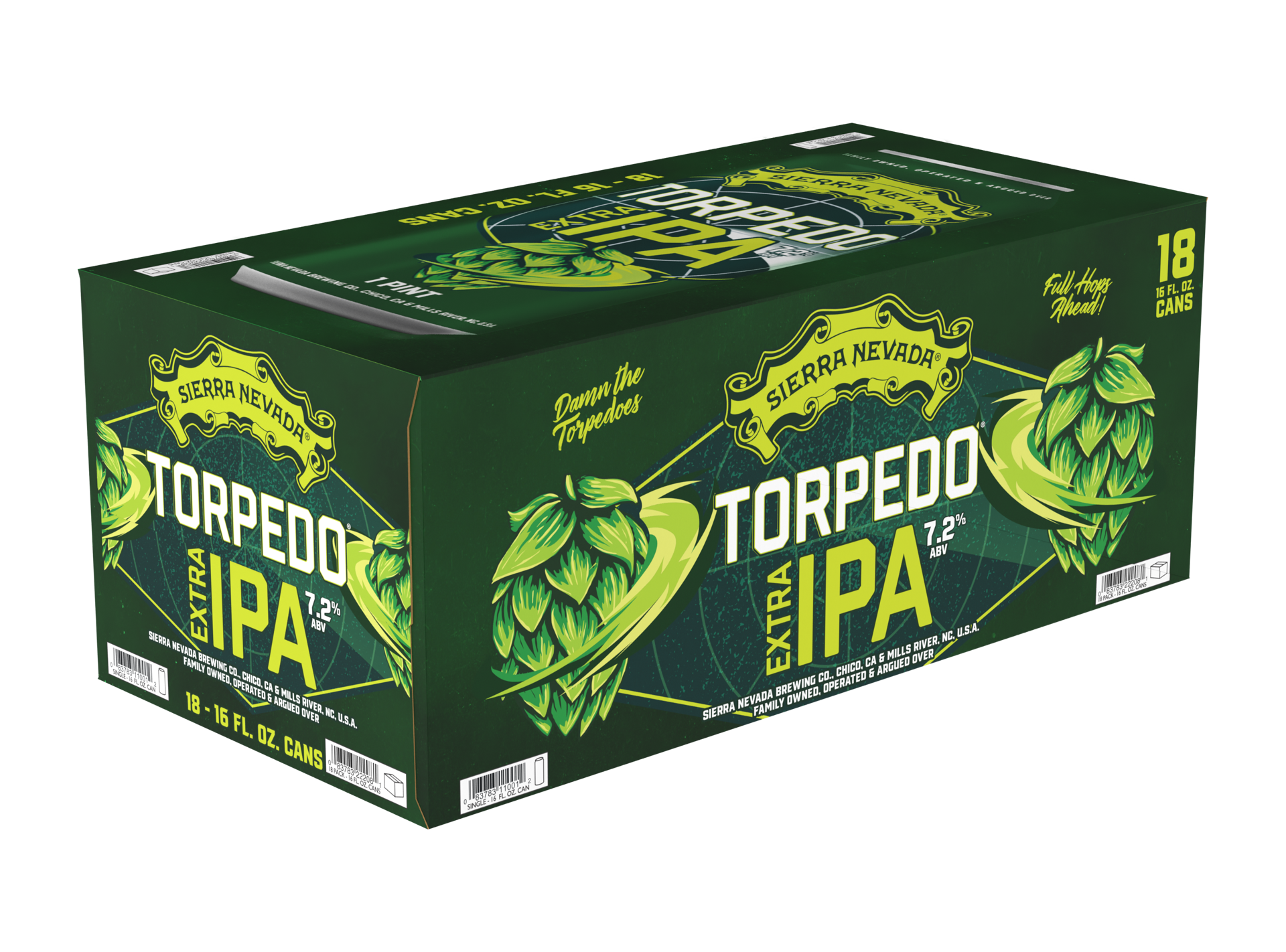 slide 3 of 8, Sierra Nevada Extra IPA Torpedo Beer 18 ea, 18 ct