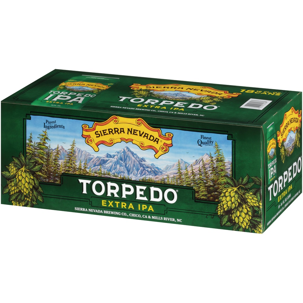 slide 3 of 6, Sierra Nevada Torpedo IPA 18 Pk 16 Oz Cans, 288 oz