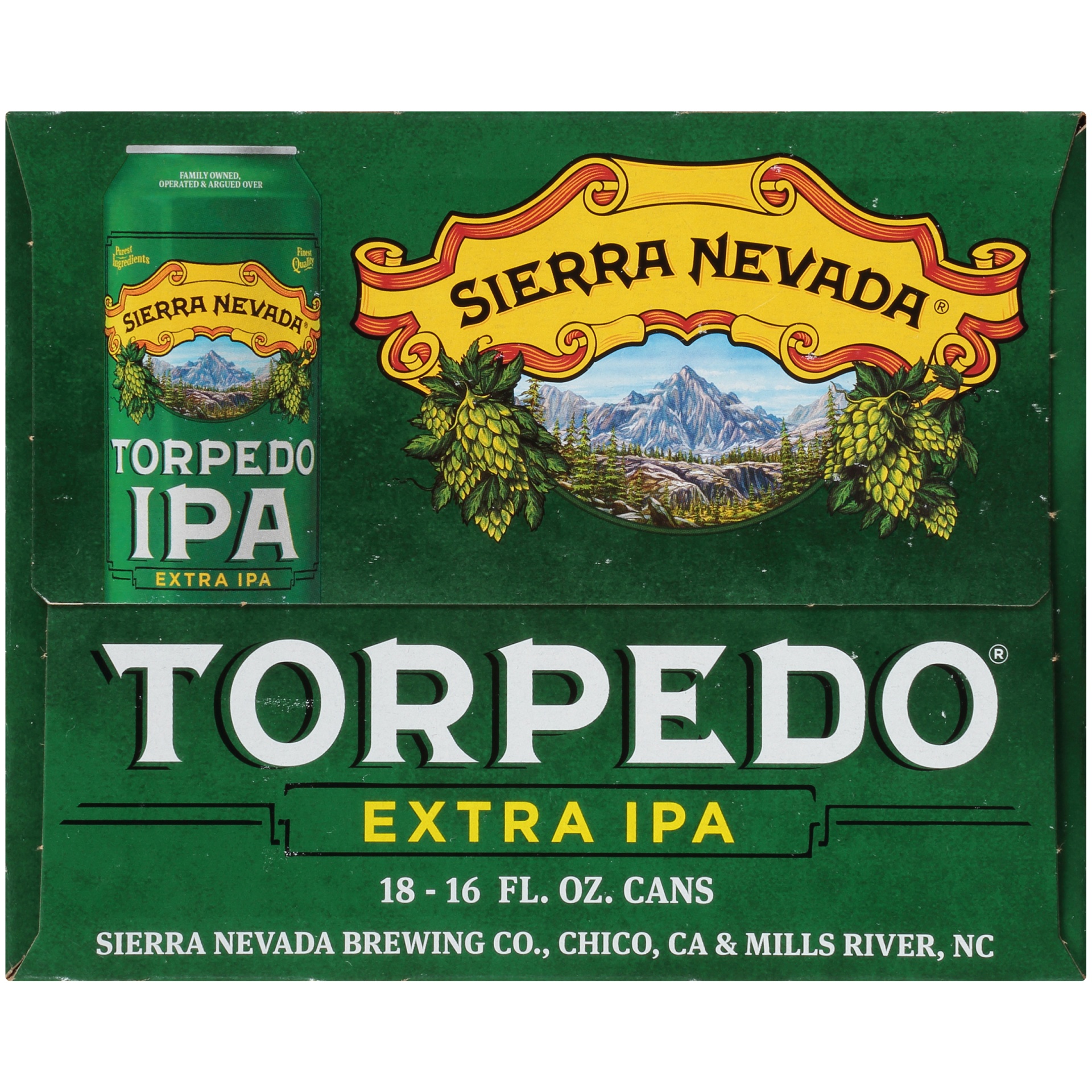 slide 4 of 6, Sierra Nevada Torpedo IPA 18 Pk 16 Oz Cans, 288 oz