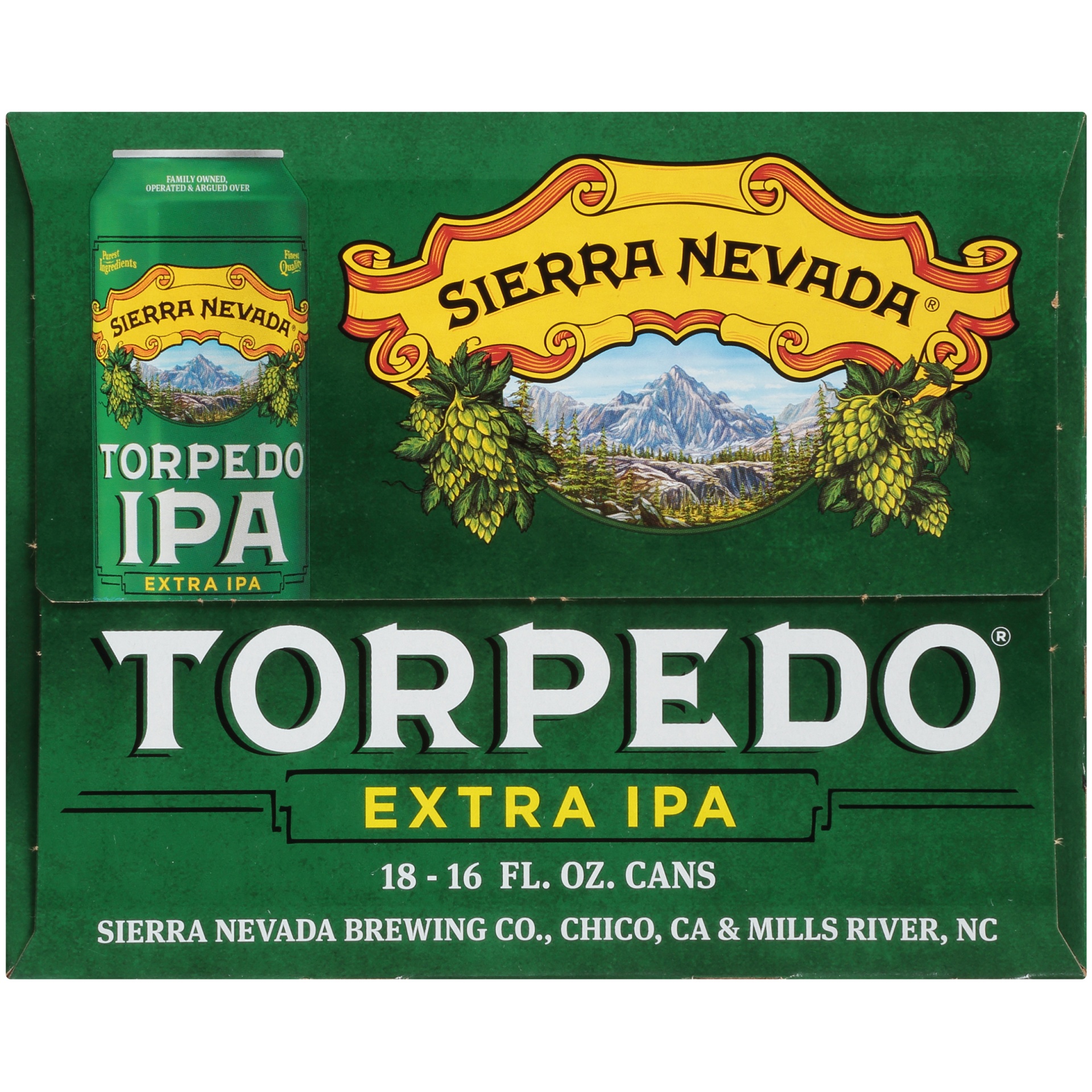 slide 5 of 6, Sierra Nevada Torpedo IPA 18 Pk 16 Oz Cans, 288 oz