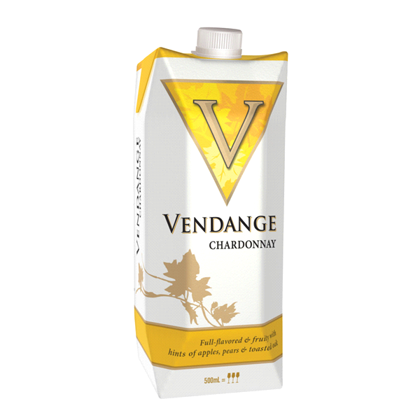 slide 5 of 9, Vendange White Wine, Chardonnay, 500 ml