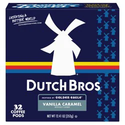 Dutch Bros Inspired by Golden Eagle Vanilla Caramel Single Serve Coffee Pods