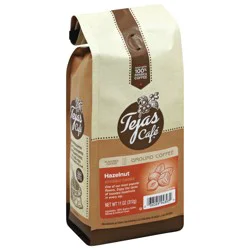 Tejas Cafe Hazelnut Ground Coffee