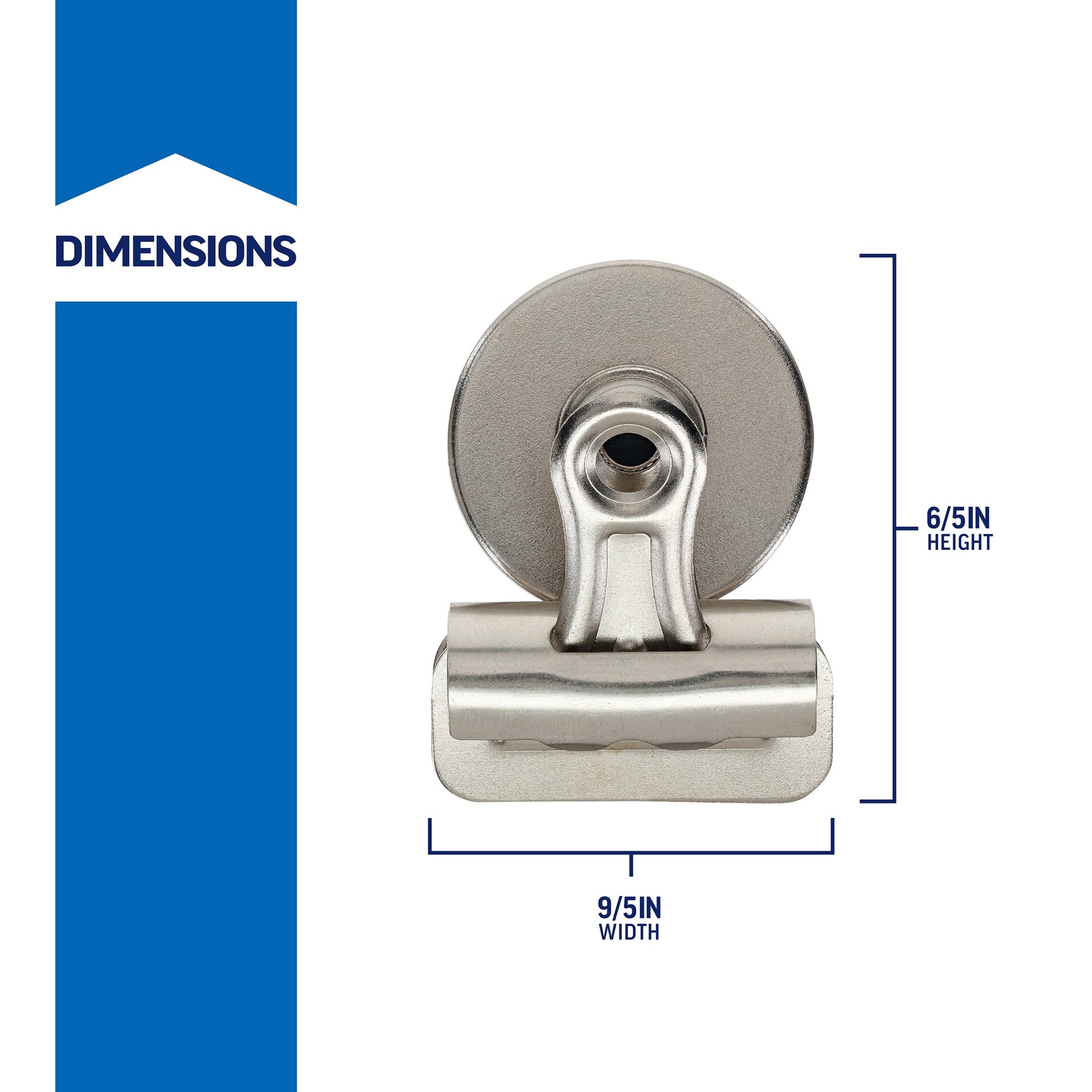 slide 2 of 4, Project Source Metal Magnet Clips 2 Piece, 1 ct