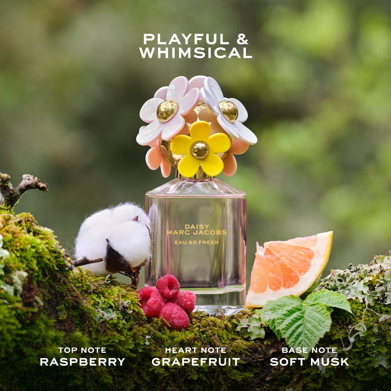 slide 2 of 7, Marc Jacobs Fragrances Daisy Eau So Fresh Eau de Toilette with Raspberry, Wild Rose, Grapefruit & Soft Musks 4.2/125 eau de toilette spray,