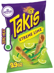 Takis Xtreme Lime Tortilla Chips 9.9 oz