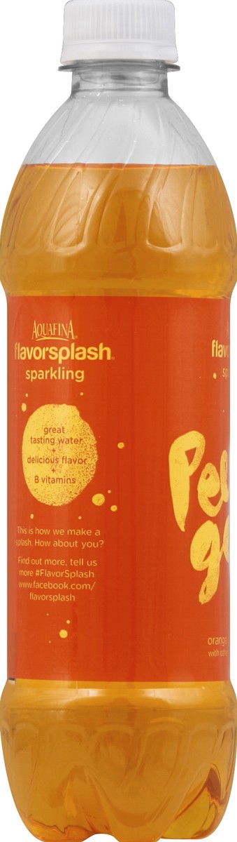 slide 4 of 4, Aquafina Flavorsplash Peelin' Good Orange Citrus Sparkling Water Beverage - 16.9 fl oz, 16.9 fl oz