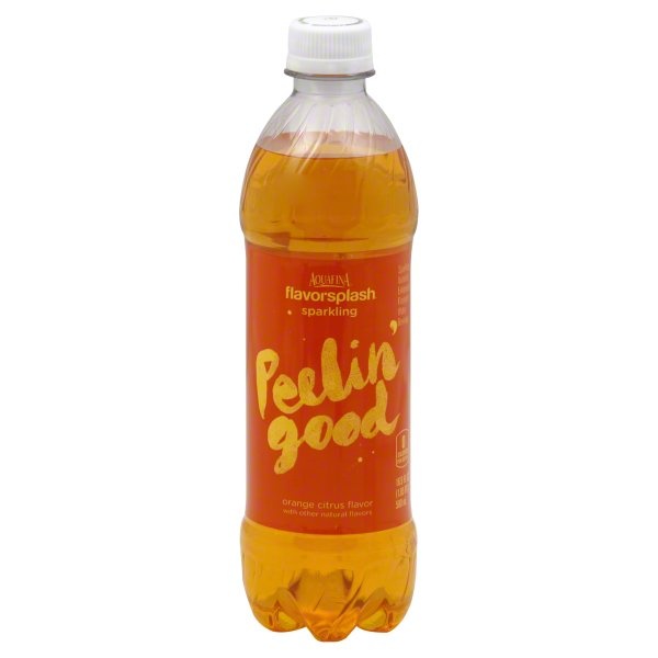 slide 1 of 4, Aquafina Flavorsplash Peelin' Good Orange Citrus Sparkling Water Beverage - 16.9 fl oz, 16.9 fl oz