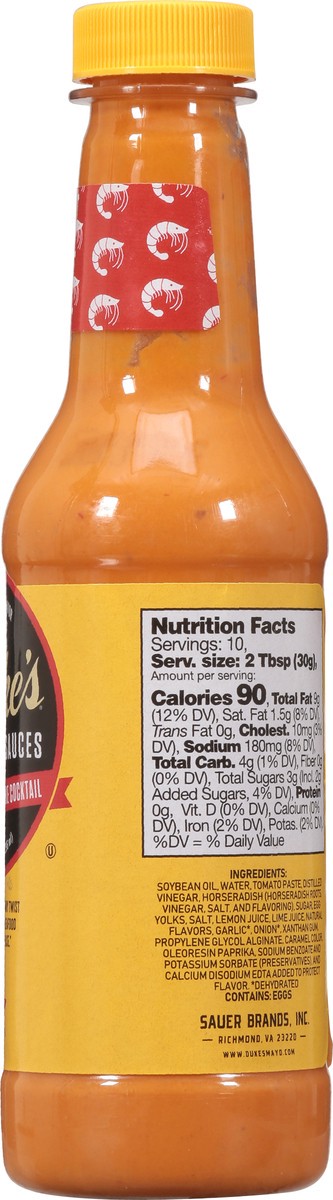 slide 13 of 13, Duke's Creamy Chesapeake Cocktail Southern Sauces 10 fl oz, 1 ct