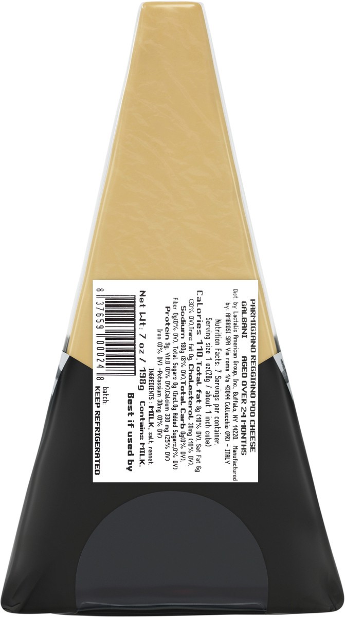 slide 7 of 12, Galbani Parmigiano Reggiano Wedge 24 Mos. 7 Oz., 7 oz
