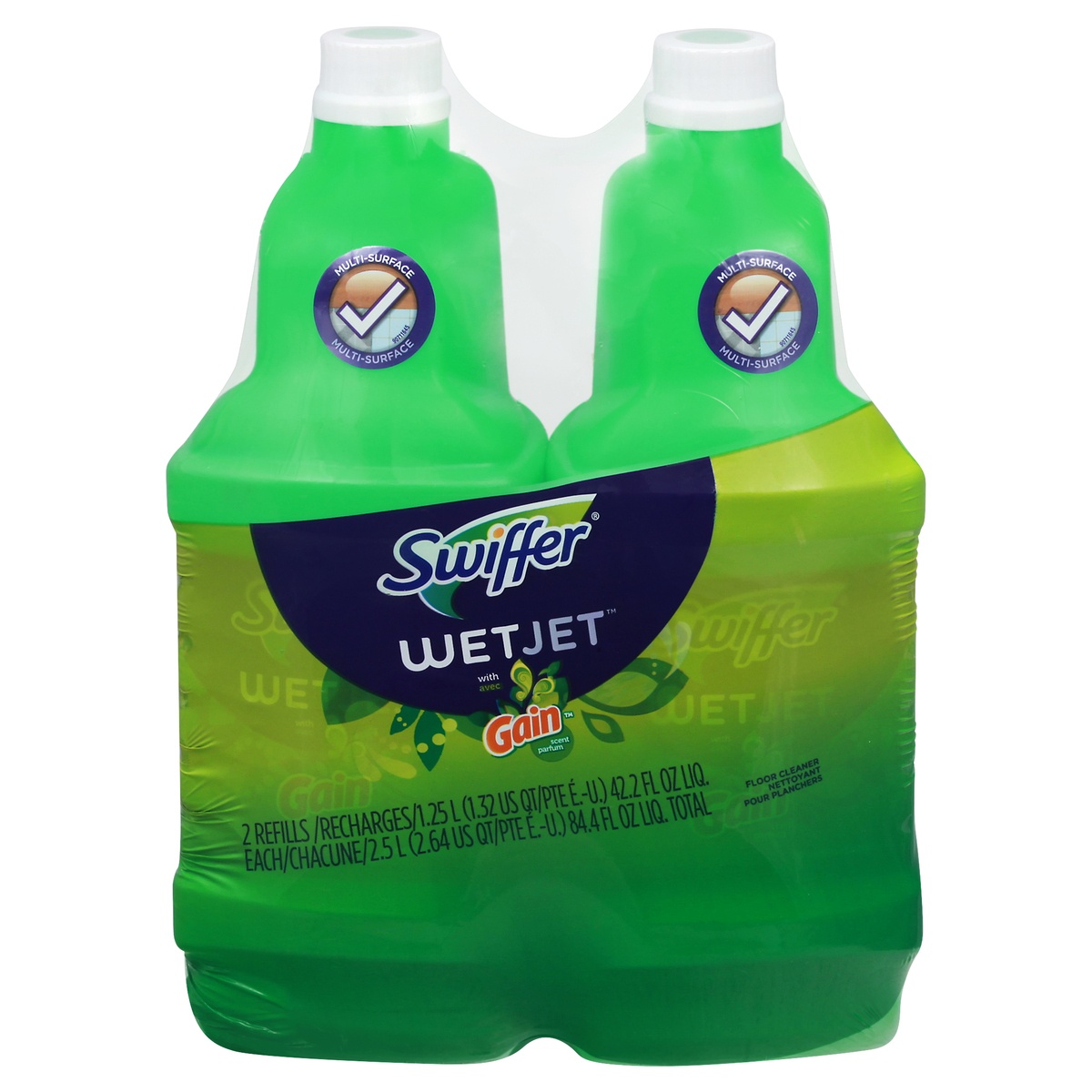 slide 1 of 2, Swiffer WetJet Multi-Purpose Cleaner, 2 ct; 42.2 fl oz